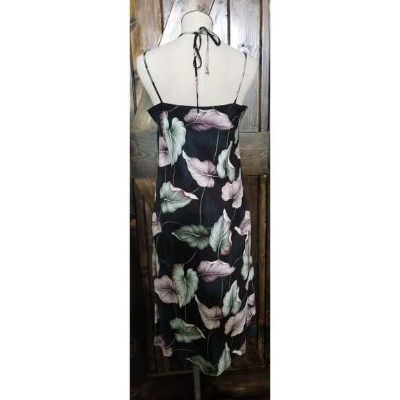 LOCAL DESIGN Tropical Hawaiian Rayon Palm Beach Sun Dress Womens Size Small - Picture 5 of 7